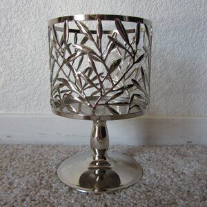 Bath & Body Works Vine Leaf Pedestal 3-Wick Candle Holder